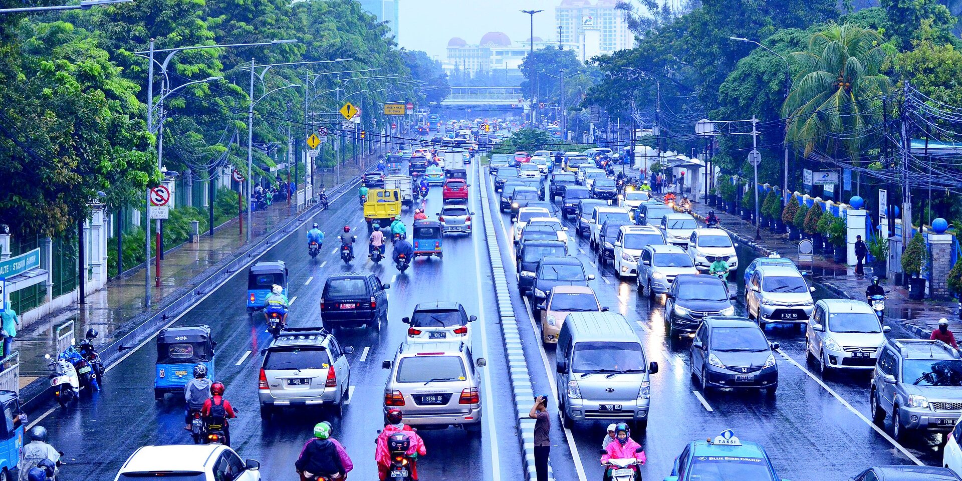 bouchons de Jakarta