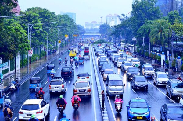 bouchons de Jakarta